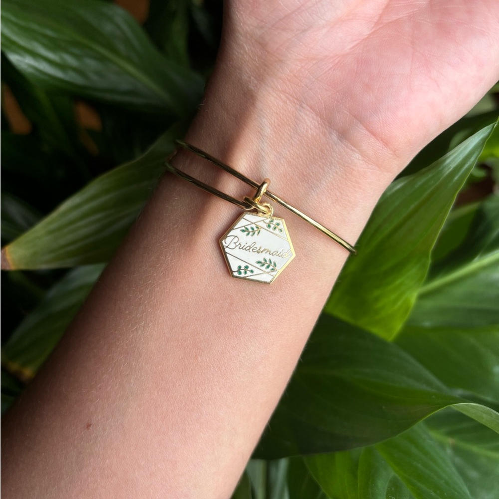 Alex and Ani Gold Bridesmaid Expandable Bangle